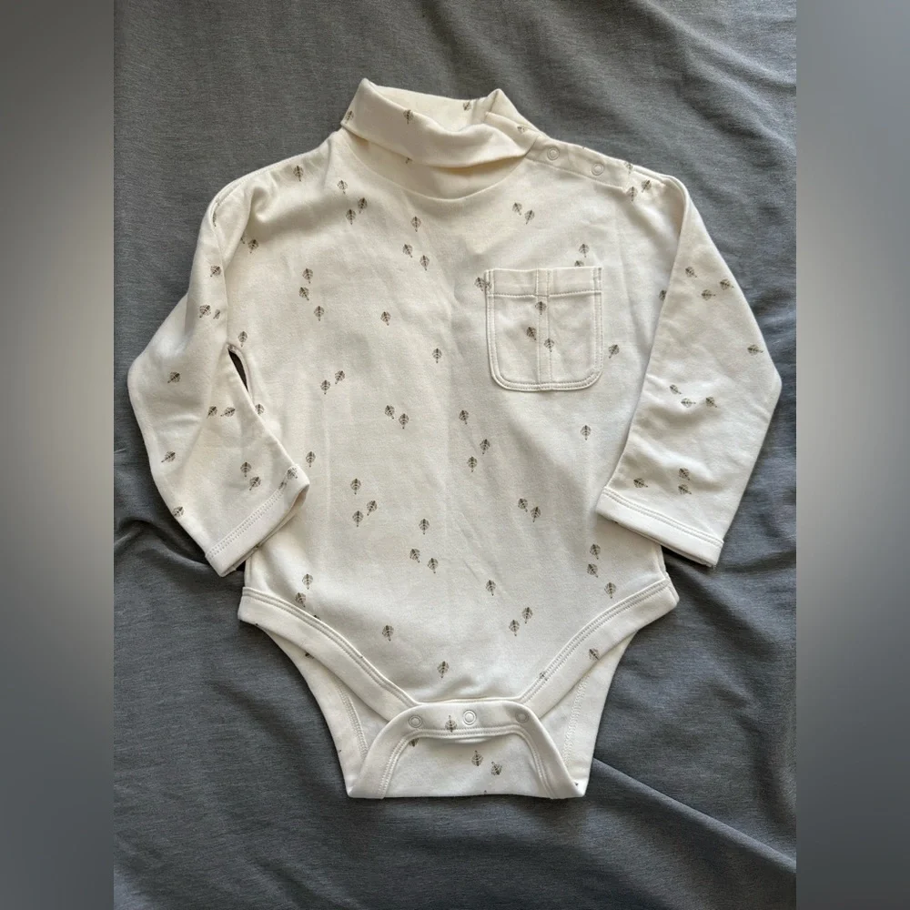 Banana Republic Supima Baby Turtleneck Bodysuit - Picture 2 of 3